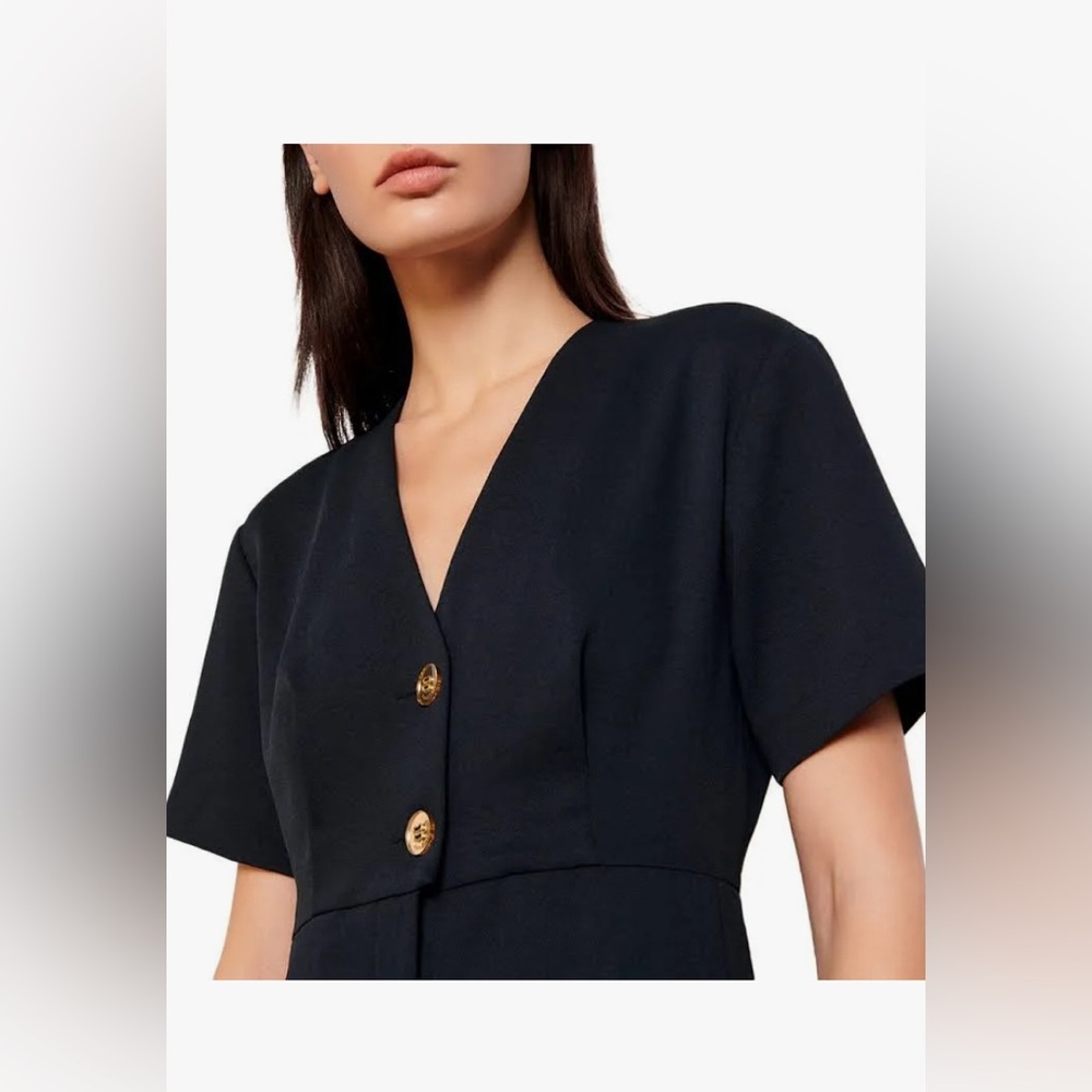 Sandro Paris Willy button jumpsuit size 40 - Picture 13 of 15